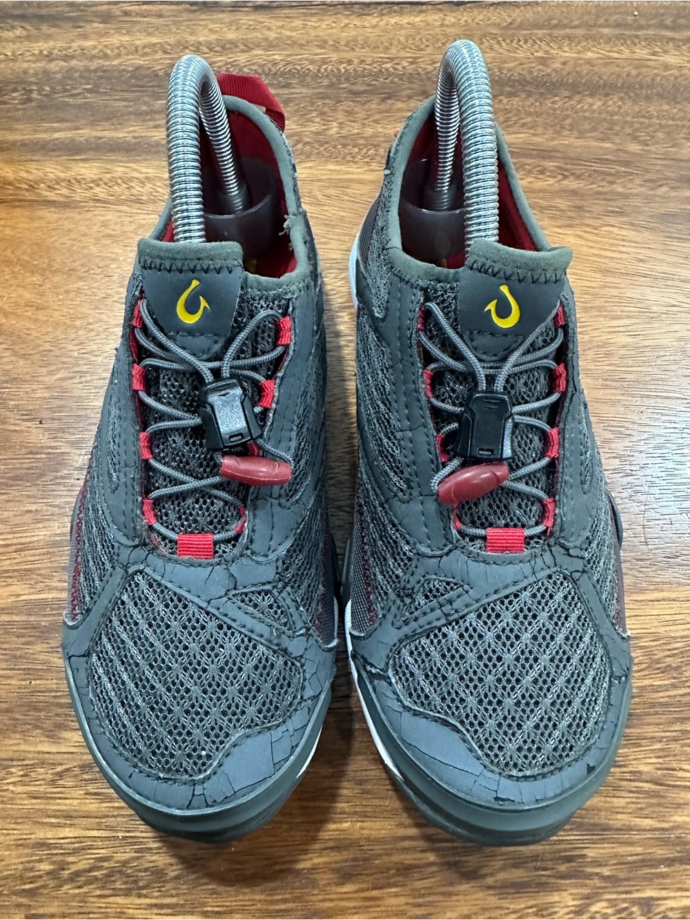 Olukai Eleu Trainer Shoes Womens Sz 7 3M Mesh Lightweight Athletic Running Gray